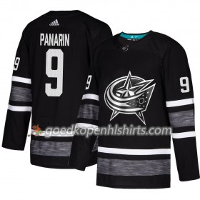 Columbus Blue Jackets Artemi Panarin 9 2019 All-Star Adidas Zwart Authentic Shirt - Mannen